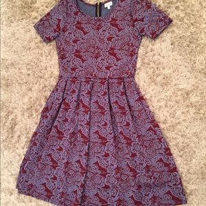 LuLaRoe Amelia Fit Flare Dress